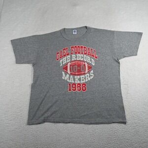 Vintage T-shirt 1988 Football Gray Mens XL